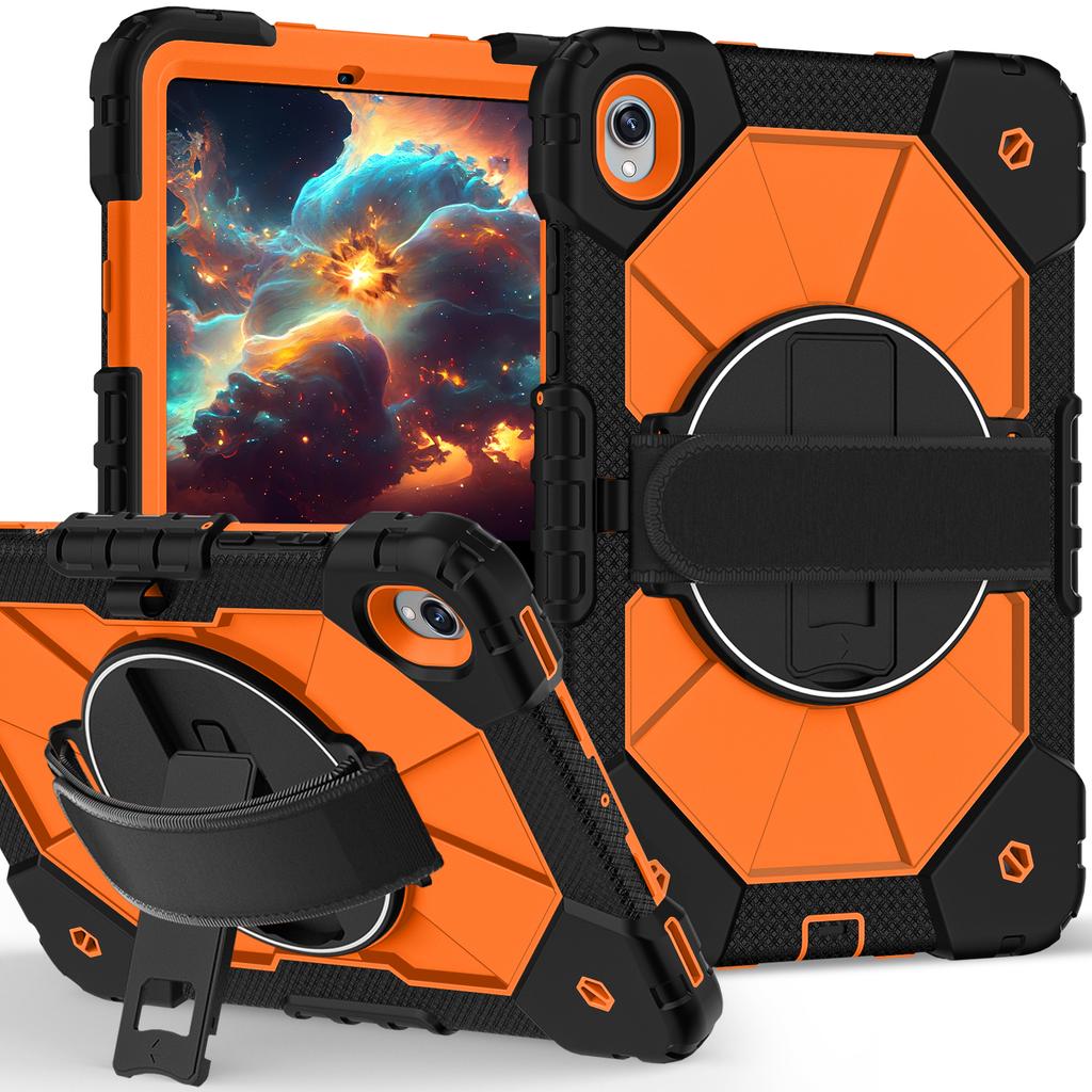 For Samsung Tab Case S11 S10 S9 FE A11 A9 Plus A7 Lite Tablet Stand Case Thick Shockproof with Rotating Strap Kickstand Cover