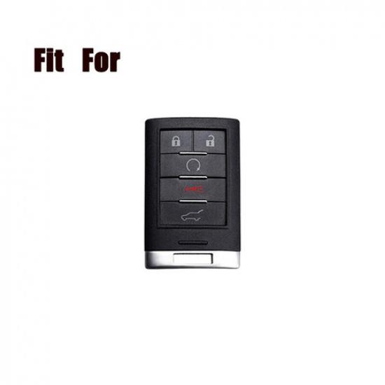 Zinc Alloy Leather Car Key Fob Case Cover Bag For Chevrolet Corvette C7 2014+