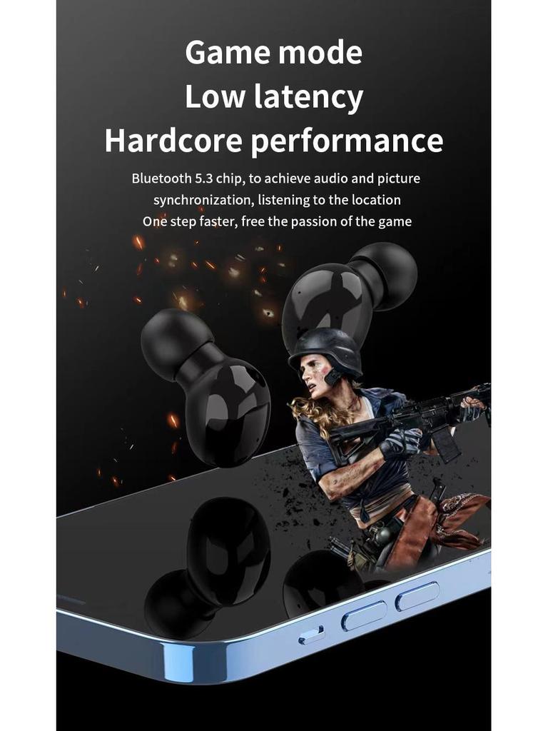 J30 Bluetooth 5.3 Wireless TWS Earbuds with Touchscreen Display - Hot Selling Sports Earbuds.