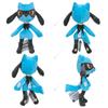 Cute Shiny Riolu Plush Toy Soft Stuffed Animal Doll Kids Birthday Gift