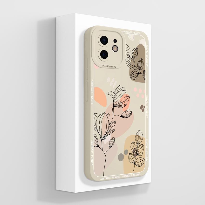 עבור אייפון 12 11 XR 6 7 8 פלוס מיני פרו מקס תיקי טלפון דפוס ארנבת קטיפה חמודה הגנה עמידה לאבק מסיליקון נוזלי כיסוי אחורי רך עבור כיסוי לאייפון