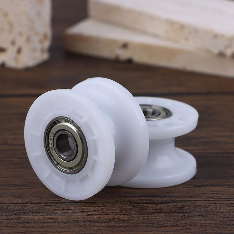 1 Stücke Mechanische Riemenscheibe Rillenrad 608Zz Doppellager Rollenscheibe Rad Runde Radrolle 8*42*24 Mm