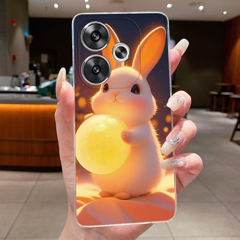 Hülle Für Redmi Turbo 3 / Poco F6 Handyhülle Luxus Drache Niedlich Cool Jungen Mädchen Weiches Silikon Rückabdeckung Transparente TPU Hülle