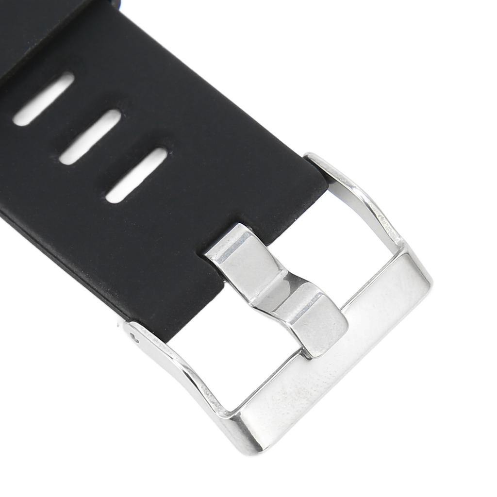 Silikon Weiches Armband Gürtel Sportuhr Armband Riemen für für Pro Uhr(Schwarz Dunkelgrau )