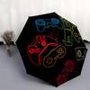 1pc Video Game Controllers Umbrella with Plastic Handle,Suitable for All Seasons Home Travel Outdoor UmbrellaDD473