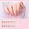Nails Art Sticker Bronzing Nail Wraps Waterproof Gels Nail Strips with Nail File