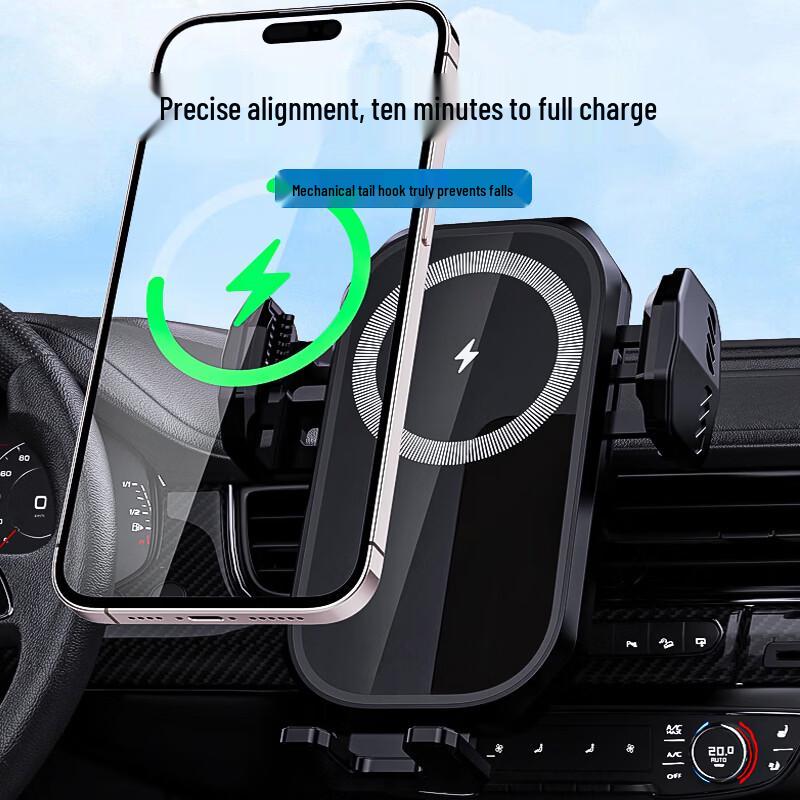 Auto Travel Wireless Car Charger Phone Mount