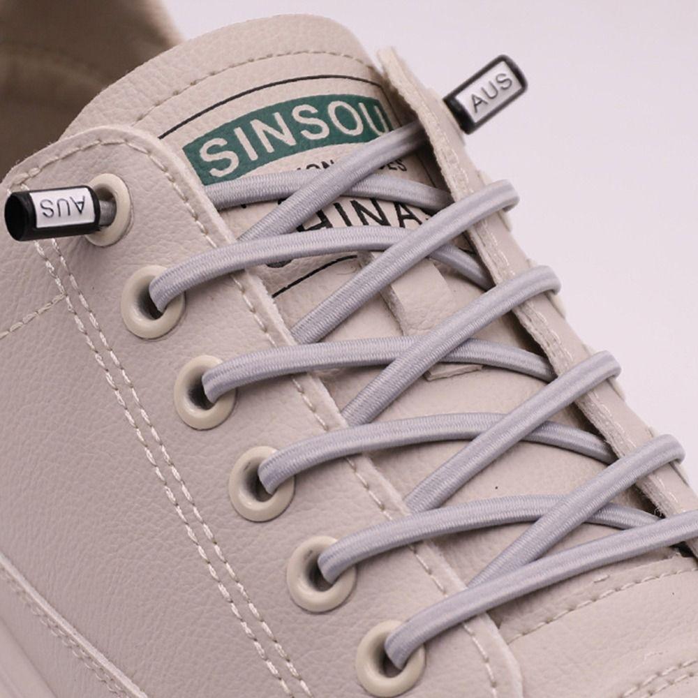 Colorful Shoelace Buckle Creative Quick Shoe Lace Portable Free Tie Shoelaces  Unisex