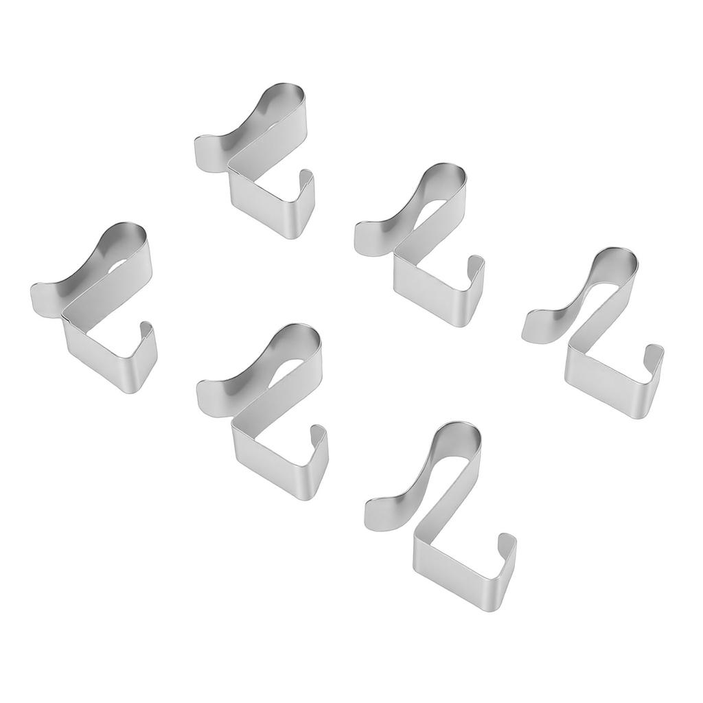 50 Stück Dachrinnenhaken zum Aufhängen von Weihnachtslicht, wetterfeste Metall-Dachrinnenhaken für Feiertagsdekoration