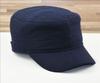 Fall and winterwoolen military hat large head circumference men's hat wind flat top hat casualfashionheattech middle-aged and elderly men