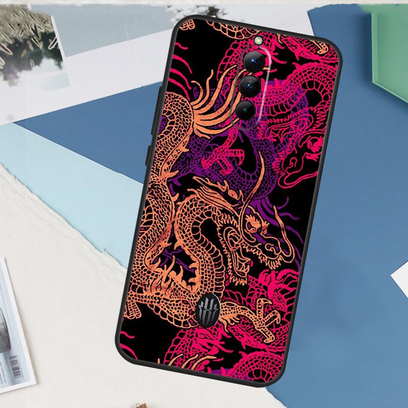 DRAGON TATTOO JAPANESE Case For ZTE Nubia Red Magic 8S 9S 10S 10 9 8 11 Pro Plus 6 7 6S 7S Pro 5G 6R 10 Air Cover