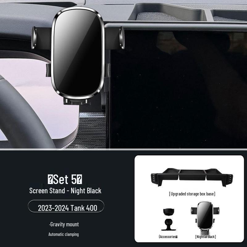 2023-2024 Tank 400 Phone Holder - Customized Screen Model Navigation Bracket Upgrade