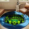 1PC rug Fc Nan-tes Crest Design Round mat Home Decor, Chair rug For livingroom,Bedroom, doormat home decor Birthday Gift Christmas Gifts