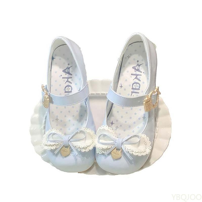 Fashion Spring new comfortable single shoe women's fashionable round toe cute anti slip wear-resistant flat bottom small leather shoes