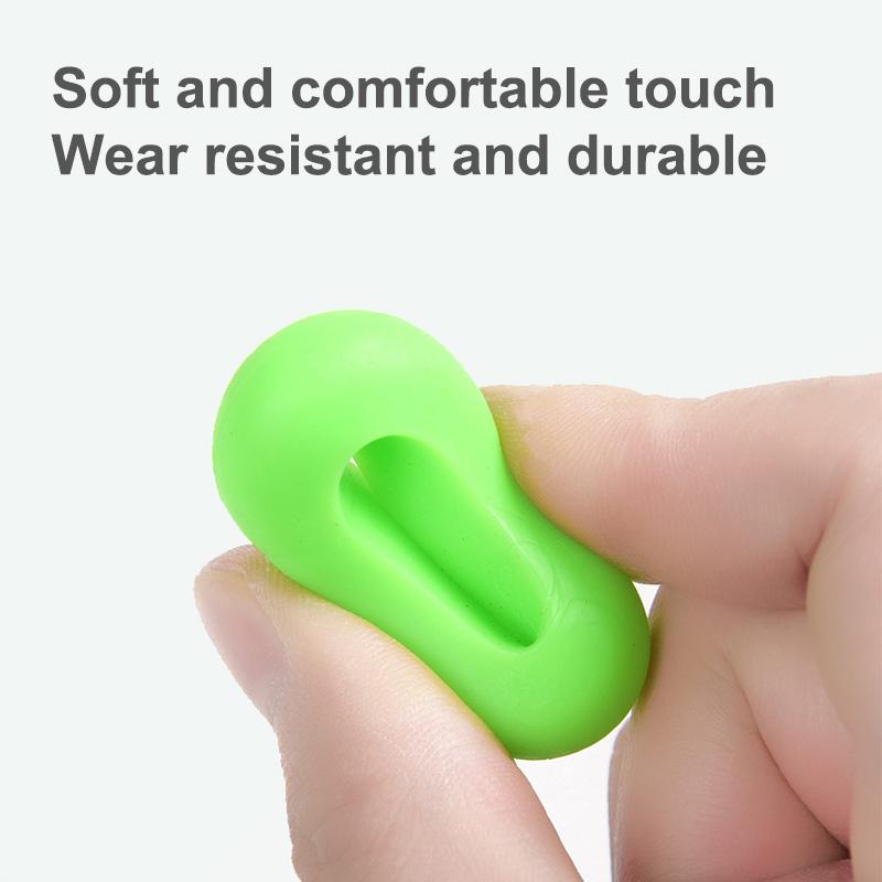 10Pcs Retaining Protector Fishing Pole Anti-Slip Stopper Fish Rod Stand Stop Silicone Ring Anti-Skid Hand Rod Stopper Clip