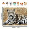 Luxury Leopard Tapestry Wall Hanging Golden Pattern Background Wall Art Decor For Living Room Bedroom Home Decoration Fabric