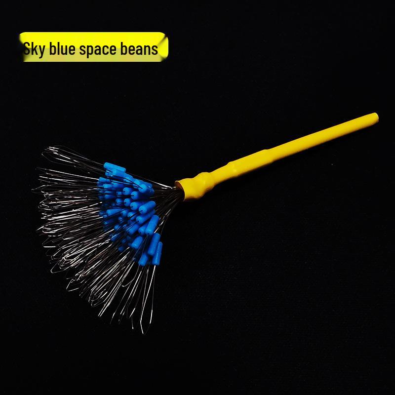 

Premium Anti-Tangle Silicone Fishing Beads Set, 100pcs – High-Quality Space Bean Design for Superior Fishing Gear Large M (Line 1.5-3.0)