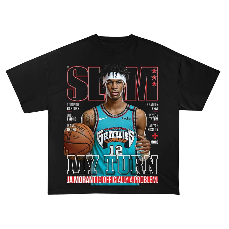 Ja Morant Slam Graphic Unisex T-Shirt XXXL