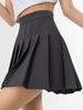 Mini jupes plissées grises pour femmes, jupe courte trapèze taille haute, Style universitaire, Style coréen, noir et blanc, été