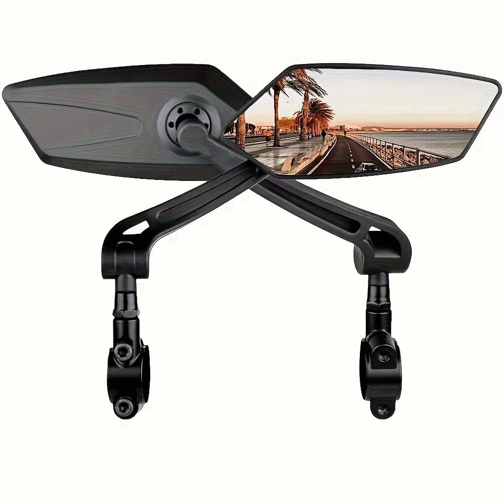 Bike Rear View Mirror Reflector Adjustable Rotatable Handlebar Mirror Clear Rearview Electric Scooter Motorcycle Mirror 1pair