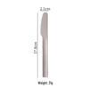 Stainless Steel Portable 3-Piece Travel Cutlery Set: Knife, Fork & Spoon