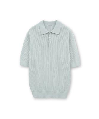 Beulaunyadeu Knit Polo Shirt, Mint