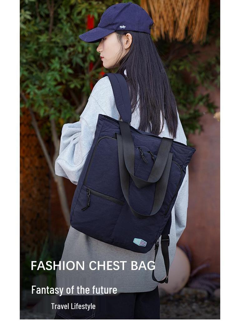Versatile Multifunctional Nylon Backpack & Stylish Shoulder Bag