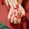 Christmas Manicure Collection: Press-On False Nails & Nail Stickers