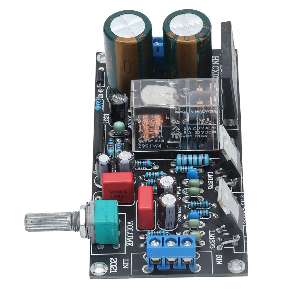Scheda Amplificatore 2.0 Doppio Canale Protezione Altoparlanti Volume Regolabile LM1875T per 2030