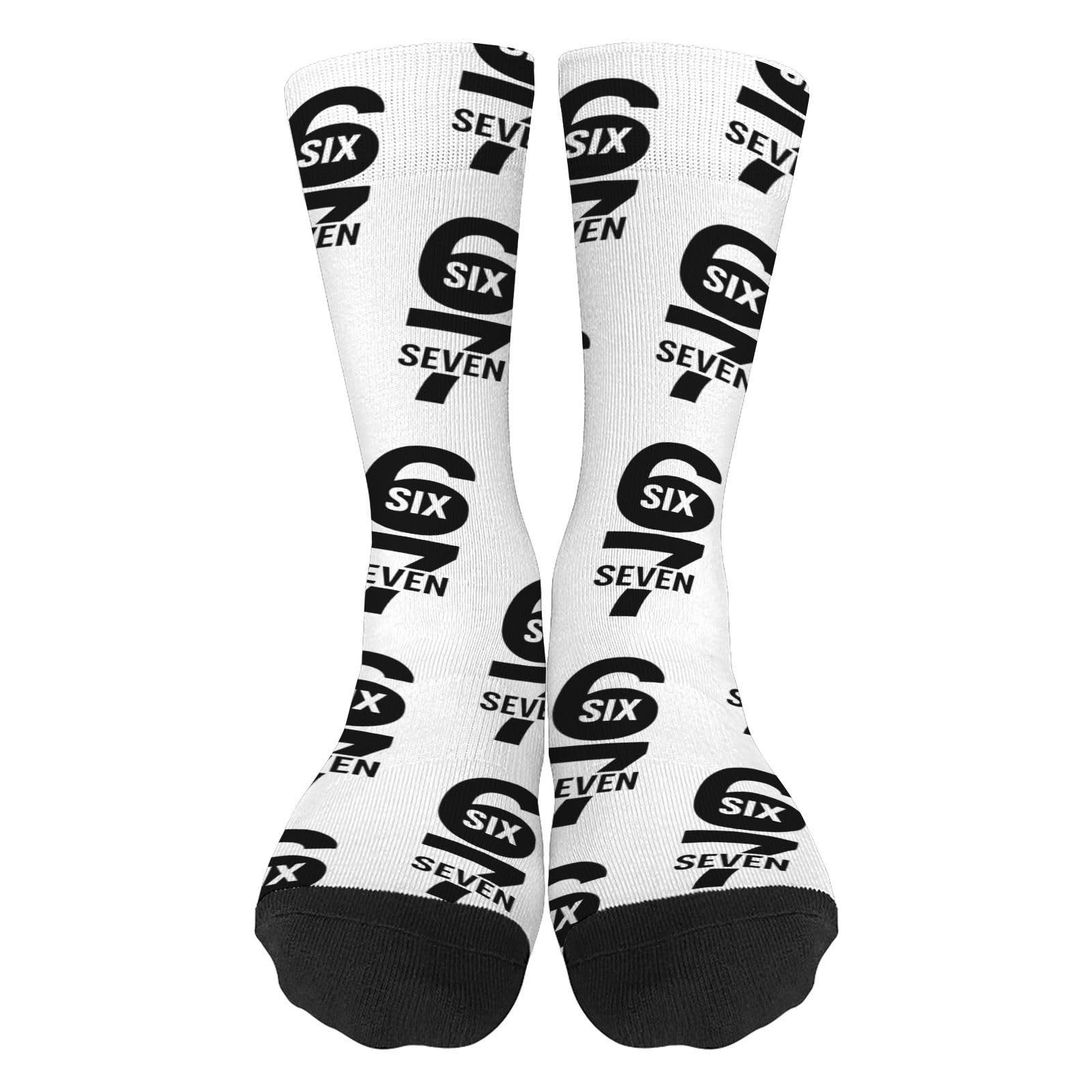 

Модные, теплые и интересные носки с шестью или семью дизайнами для бабушки One Size белый