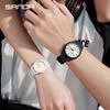 SANDA Couple Youth Fashion Luminous Waterproof Quartz Wristwatch for Men & Women Students