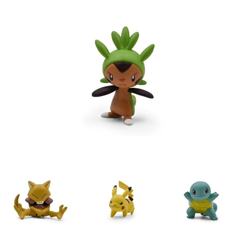 Exquisite 4cm Pokemon Charakter Anime Action Spielfigur Modell mit Glumanda Knogga Bisasam