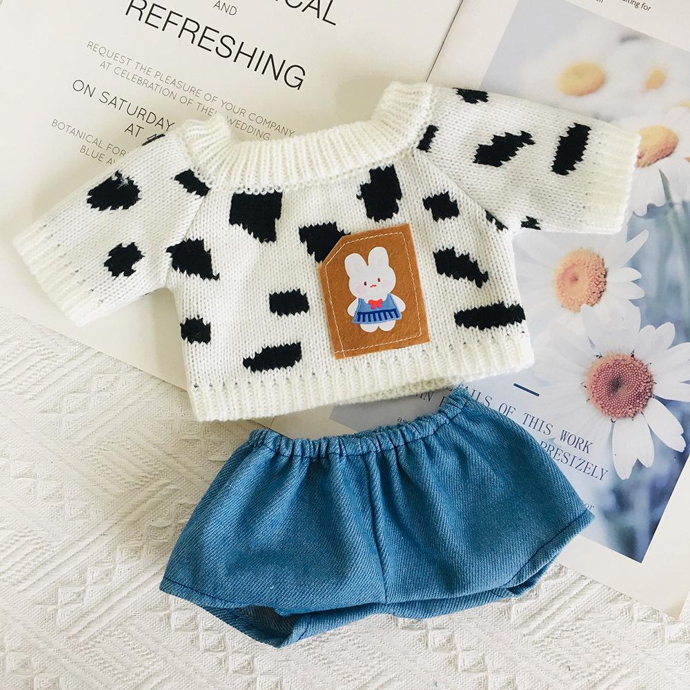 Medium 30cm Handmade Doll Clothes for Jointed Bear - S Size Belle Lulu Outfit Gift for Girls