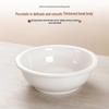 Danshi Zhiyuan Ceramic White Porcelain Large Soup Bowl