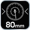 Inflating Gun with Pressure Gauge 80 Mm