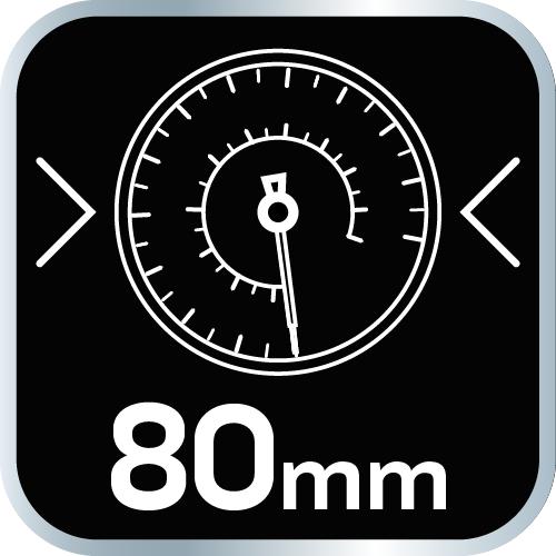 Inflating Gun with Pressure Gauge 80 Mm