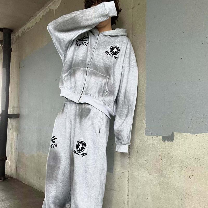 European and American autumn and winter warm and fashionable zipper cardigan hooded unisex sweatshirt