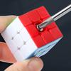 Sengso Schlüsselanhänger 3x3 Mini Zauberwürfel 3x3 Brot Magischer Turm Schlüsselanhänger Rucksack Dekoration Cubo Magico Puzzle Spielzeug Kindergeschenk