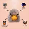 Baby Breathing Bunny Baby Soothing Bunny Plush Doll Toy Baby Kids Soothing Music Sleeping Companions Sound 2Pcs