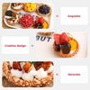 Hemoton 6Pcs Artificial Cake Set, Fake Simulation Realistic Food, Imitation Faux Fruit Cake Dessert, for Kitchen Party Decoration Display Props Model