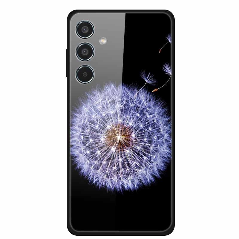 Tempered Glass Case For Samsung S25 Plus Case S 25 Plus Hard Back Cover For Samsung Galaxy A16 M55 A55 Phone Case Soft Bumper