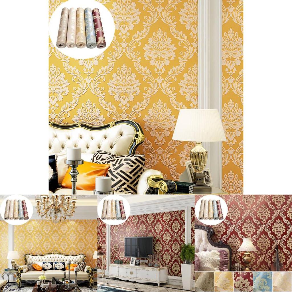 Stylish And Sophisticated 3d Non-woven Wallpaper For Trendy Living Room And Bedroom Walls