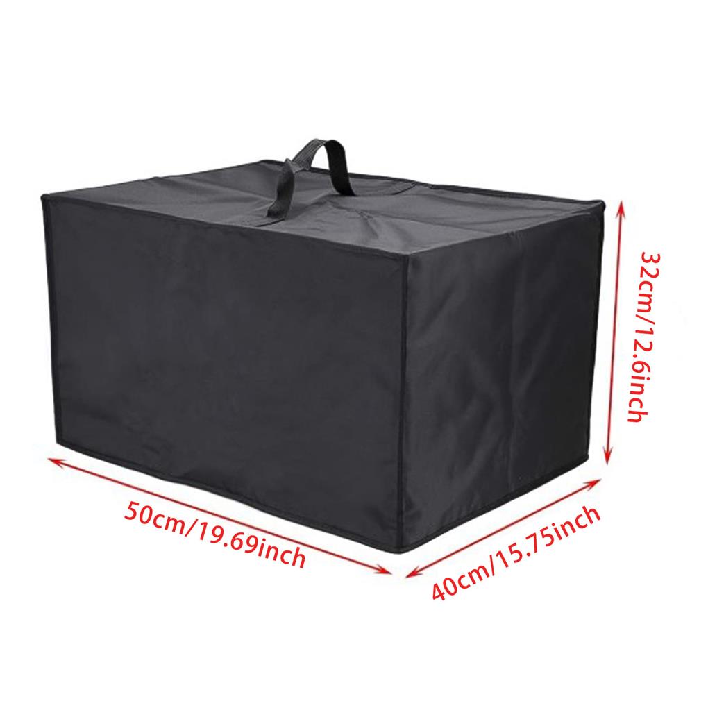 Microwave Cover Black Polyester Oven Waterproof Dust Cover Dustproof Electric Appliance Kitchen Gadgets Protector for Home