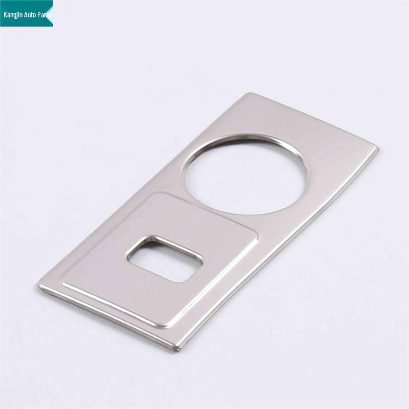 Ford 2019 Focus Innenraum Mod: Silberner Edelstahl-Lautsprecherring für die erste Reihe, Leselicht und Handschuhfach