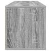 Wall Mounted Shoe Cabinet Gray Sonoma 100x35x38 cm Particleboard