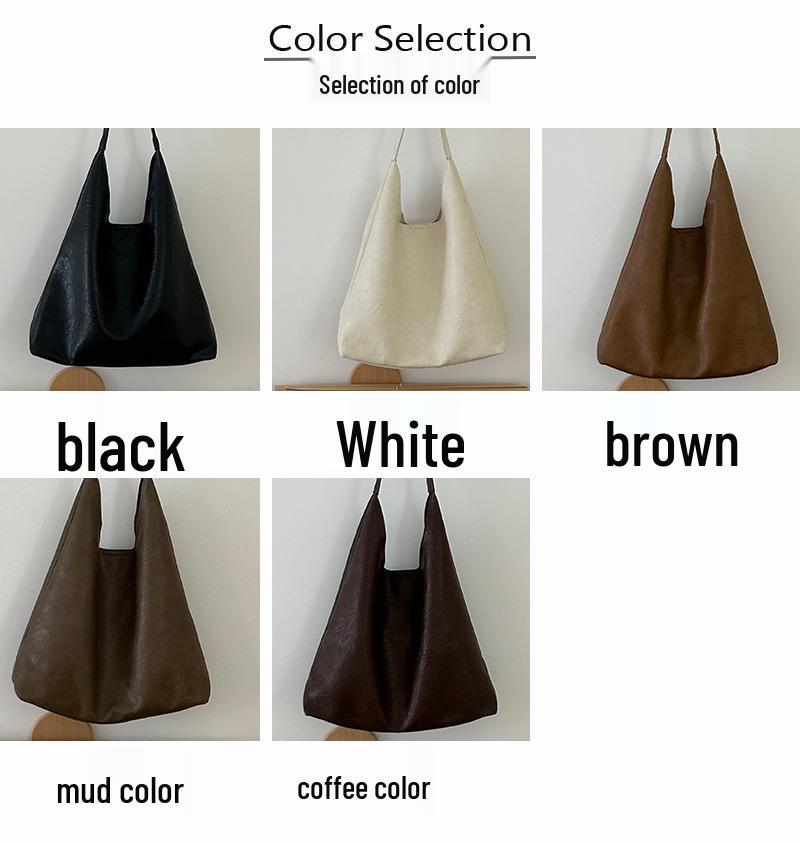 Trendy Extra-Large Women's Tote Bag - Autumn/Winter Korean Style, Versatile, Simple & Fashionable Shoulder Bag