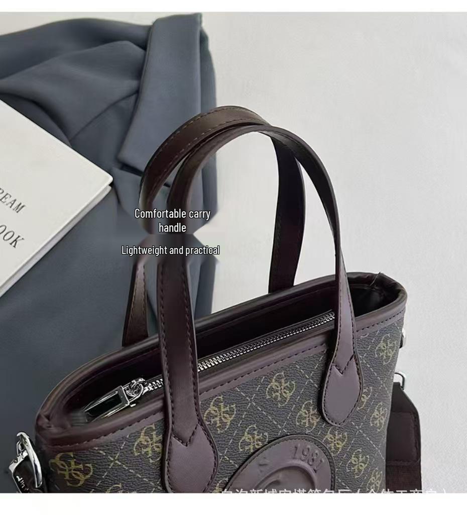 Retro Women's Trendy Letter Handbag: Versatile European & American Crossbody and Tote Style