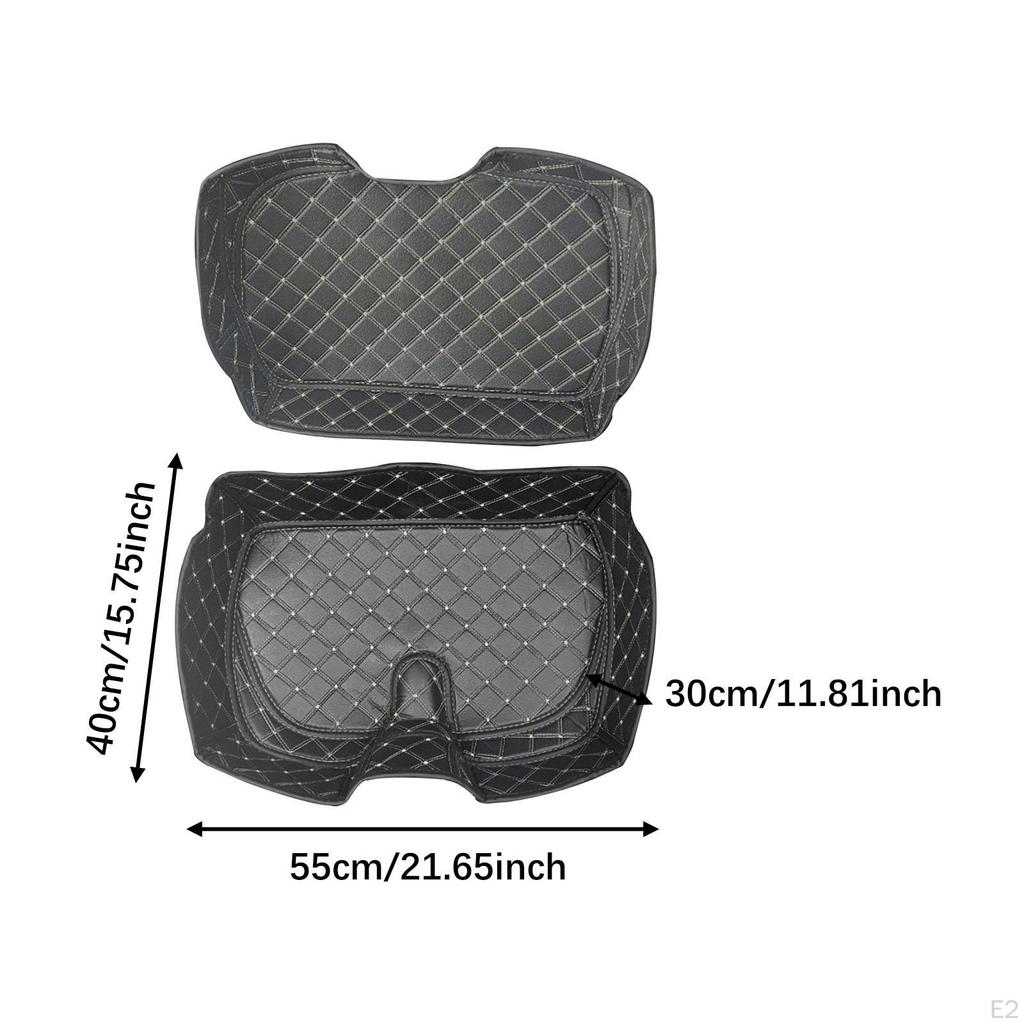 Motorcycle Rear Cargo Trunk Case Liner Luggage Box Inner Tail Protector Portable