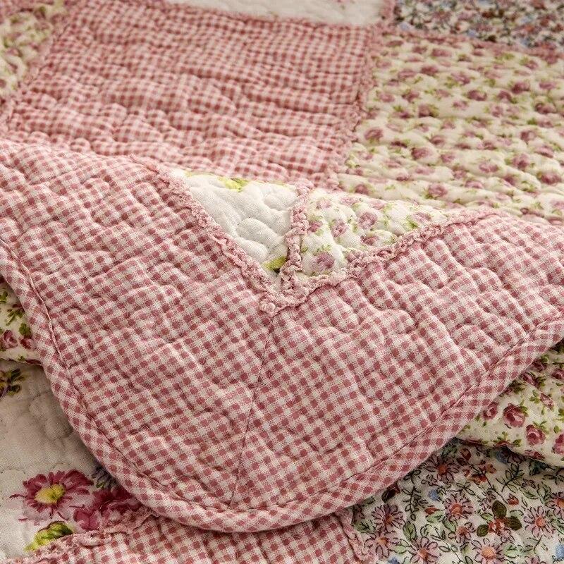 Gird Anti Slip Sofa Cover Cushion Machine Washable Modular Fashionable Sofa Mat Fresh Small Floral Sofa Cushion Cover