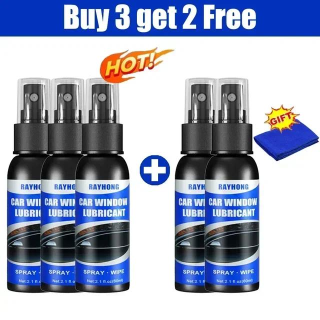 60ml Car Window Lubricant Rubber Door Rubber Strip Car Softening Maintenance Eliminates Noise Universal Car Products Repair Tool